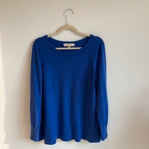 LOFT XL Cobalt Blue Sweater